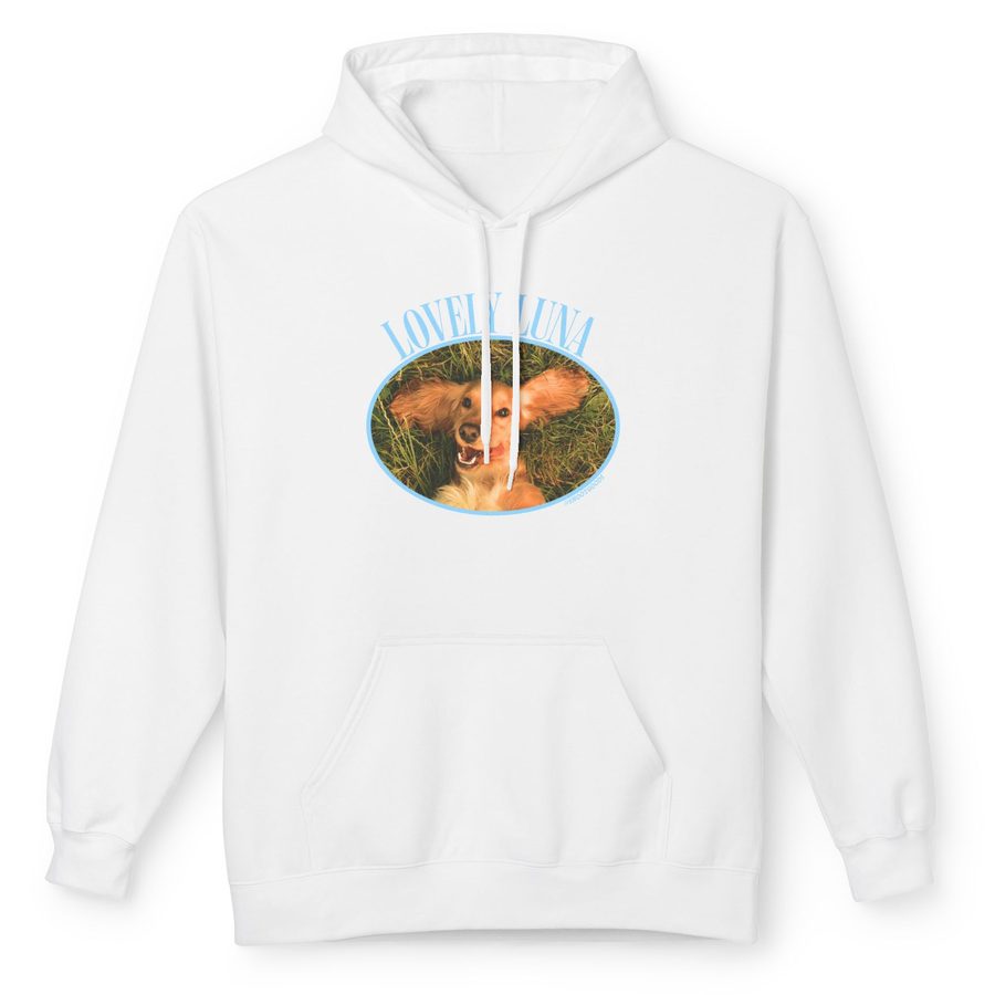 Custom pet portrait hoodie